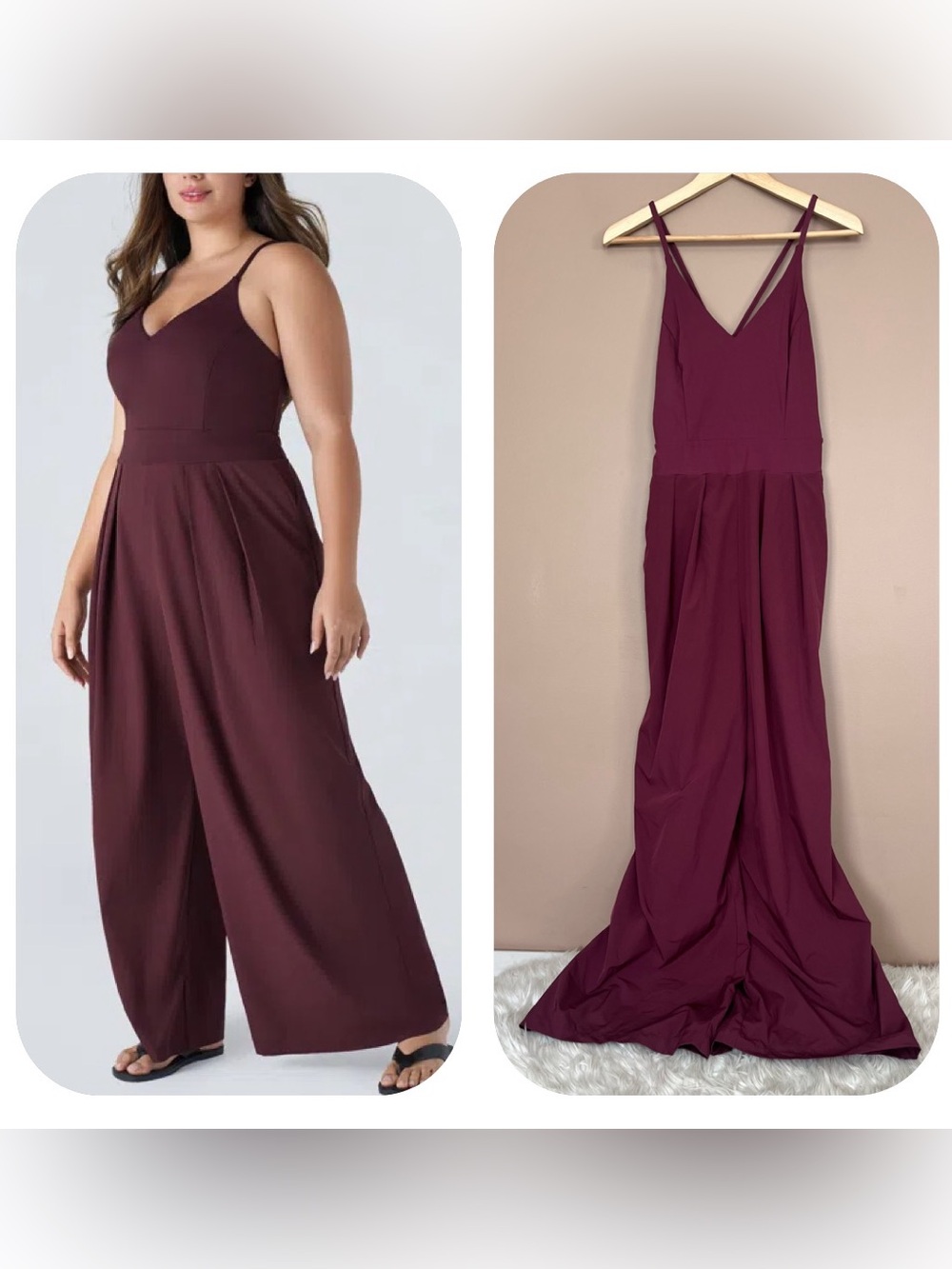 {Halara} Breezeful Backless Wide Leg Jumpsuit Quick Dry - Womens Medium